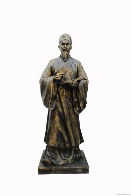 李时珍名医人物铜雕