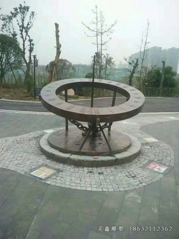 日晷景观铜雕