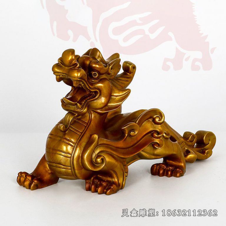 貔貅动物景观铜雕